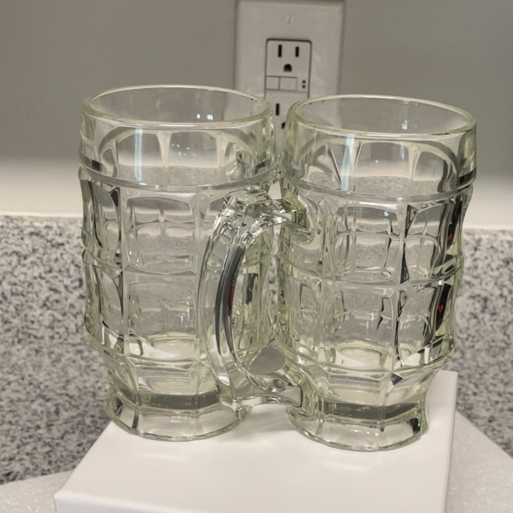 Beer or Root Beer Mugs Solid Sturdy Thick Drinking GLASSES / Restaurant Style🍺